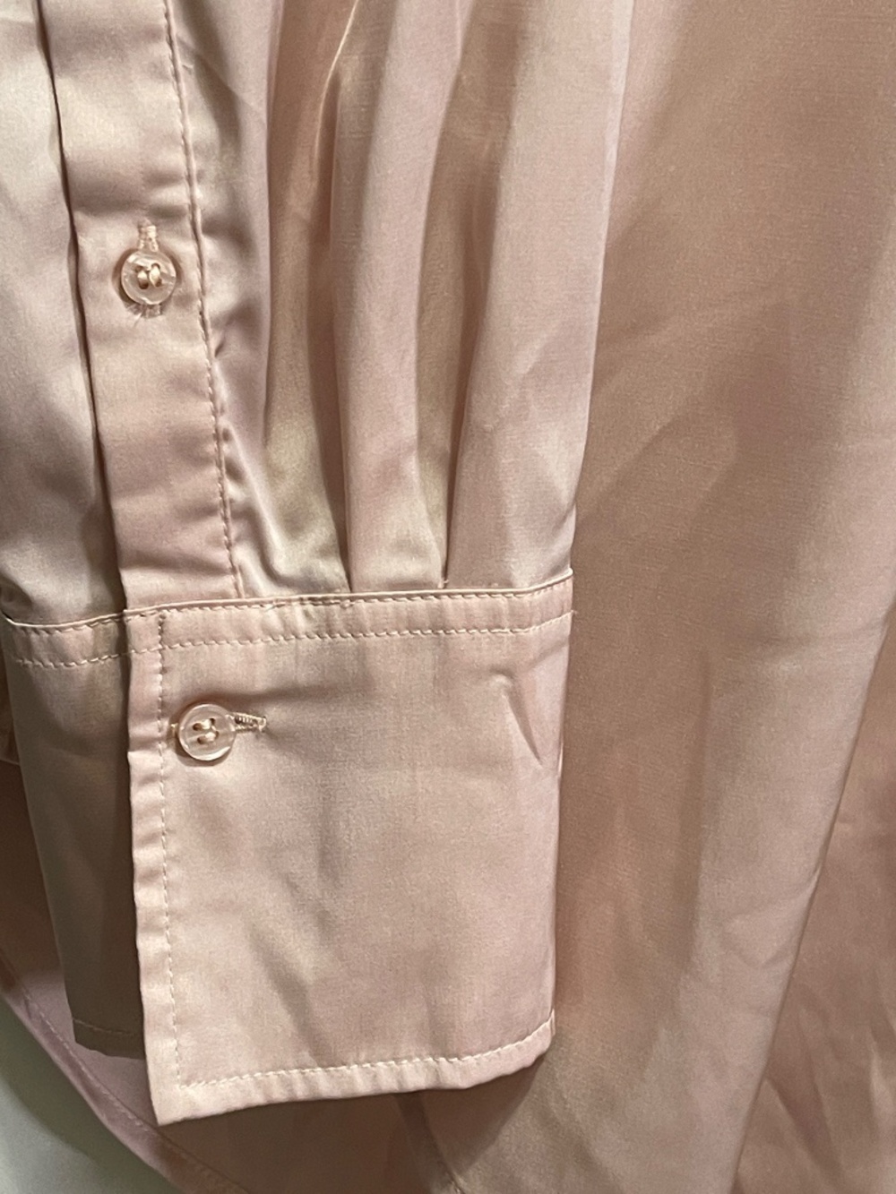 H&M satin rose pink shirt women L - Picture 3 of 5